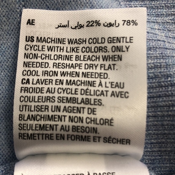 Karen Scott Light Blue Heather Jersey Cardigan XXL - Picture 6 of 10